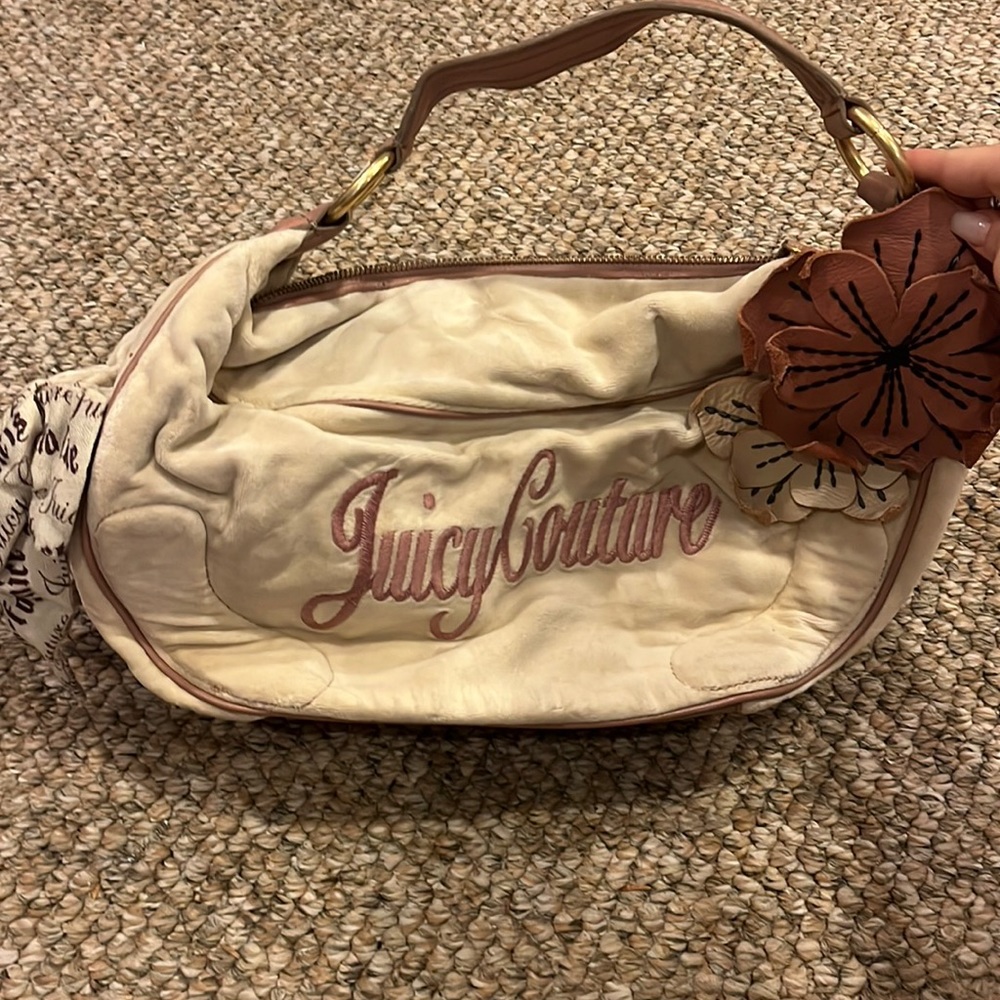 Juicy Courture purse pink and cream